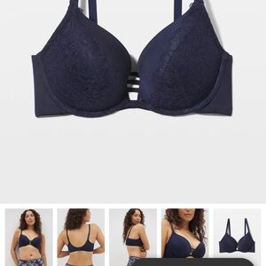 Soma Midnight Blue Lace Bra